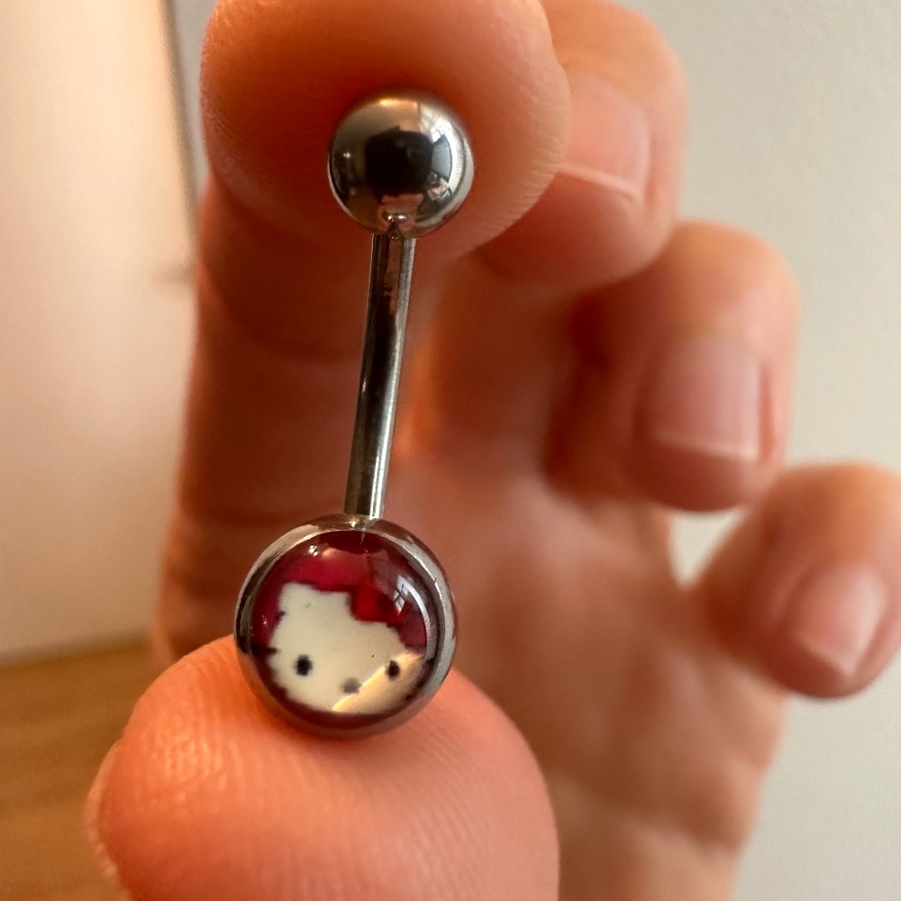 Hello Kitty Belly Ring